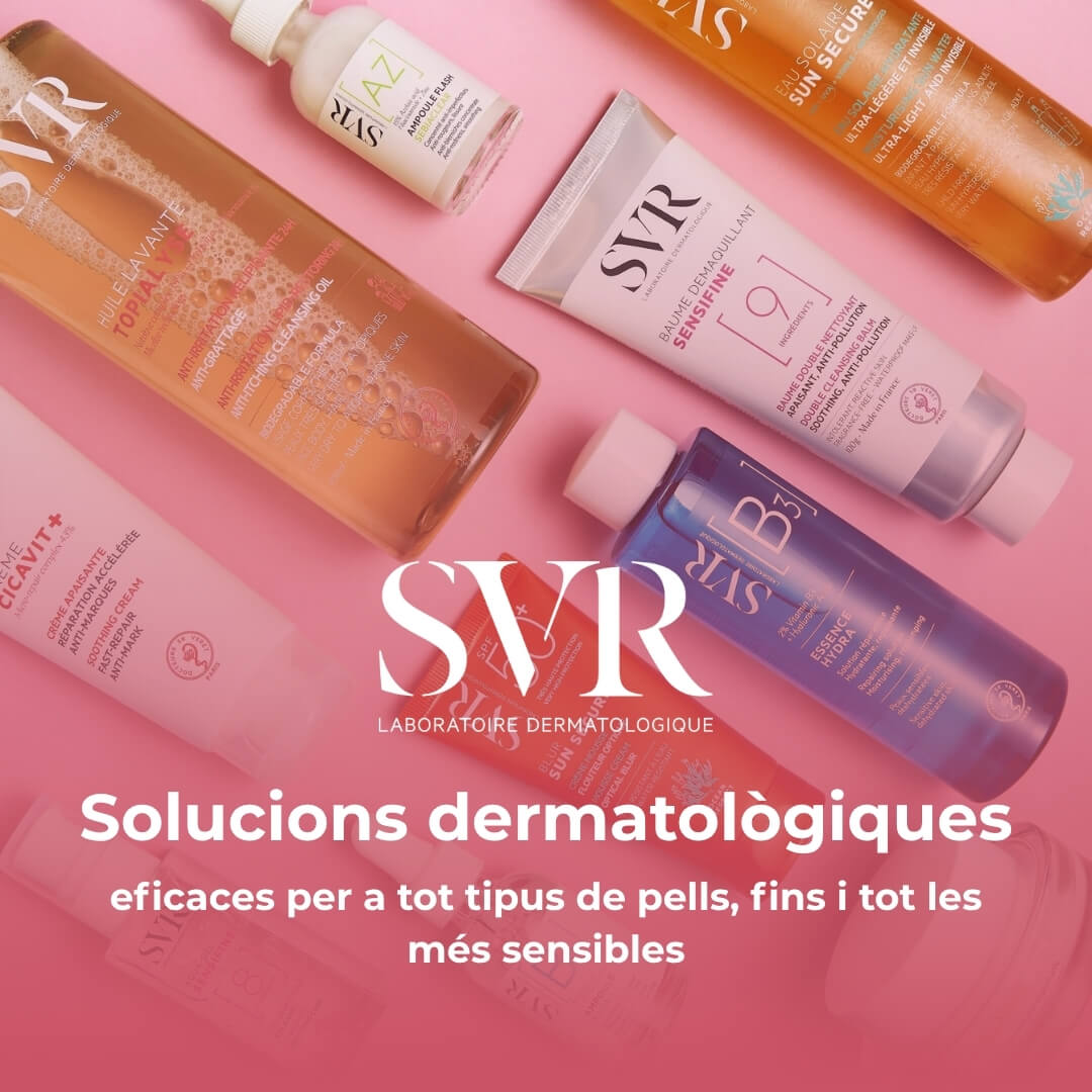 SVR SVR. Solucions dermatològiques eficaces per a tot tipus de pells, fins i tot les més sensibles